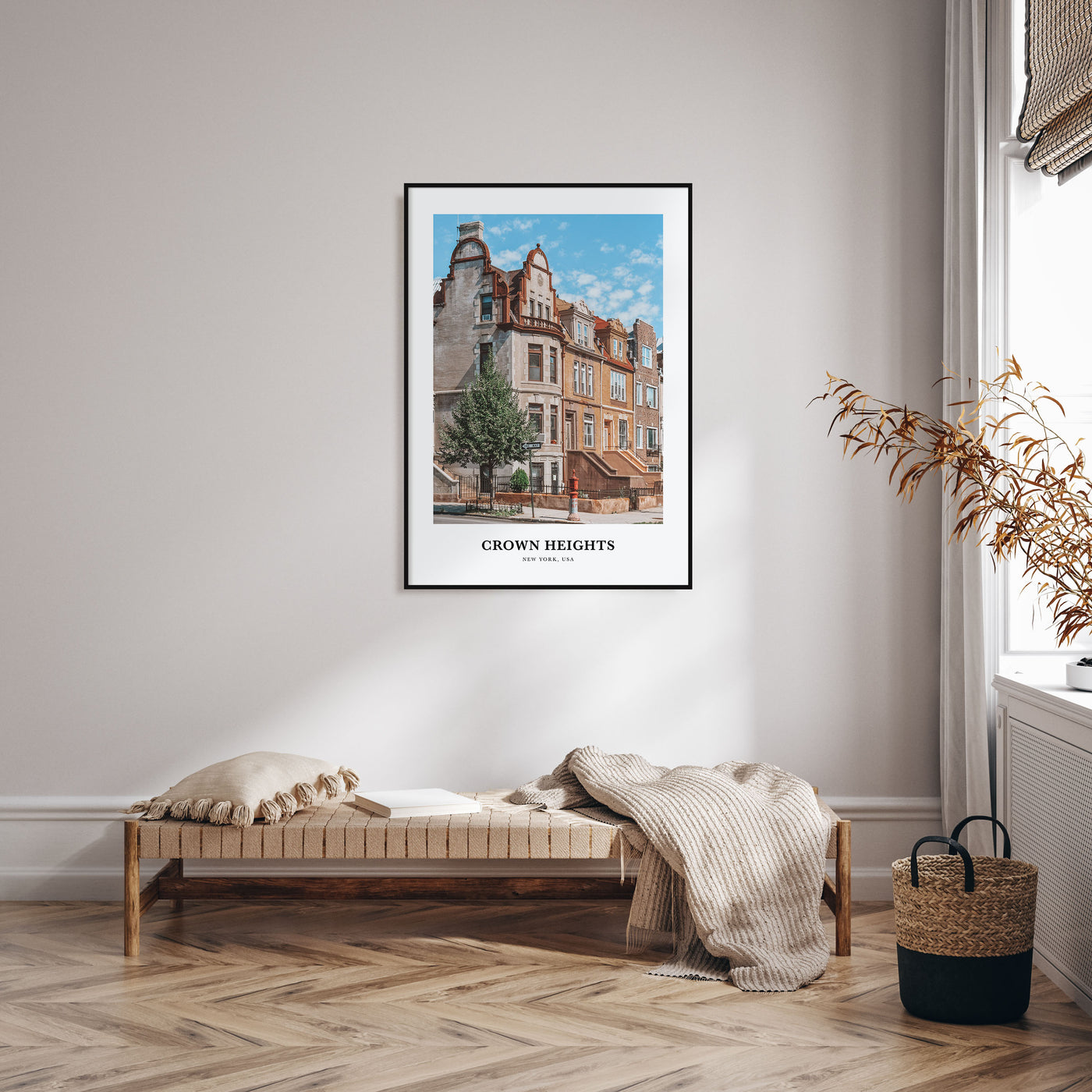 Crown Heights Portrait Color Poster