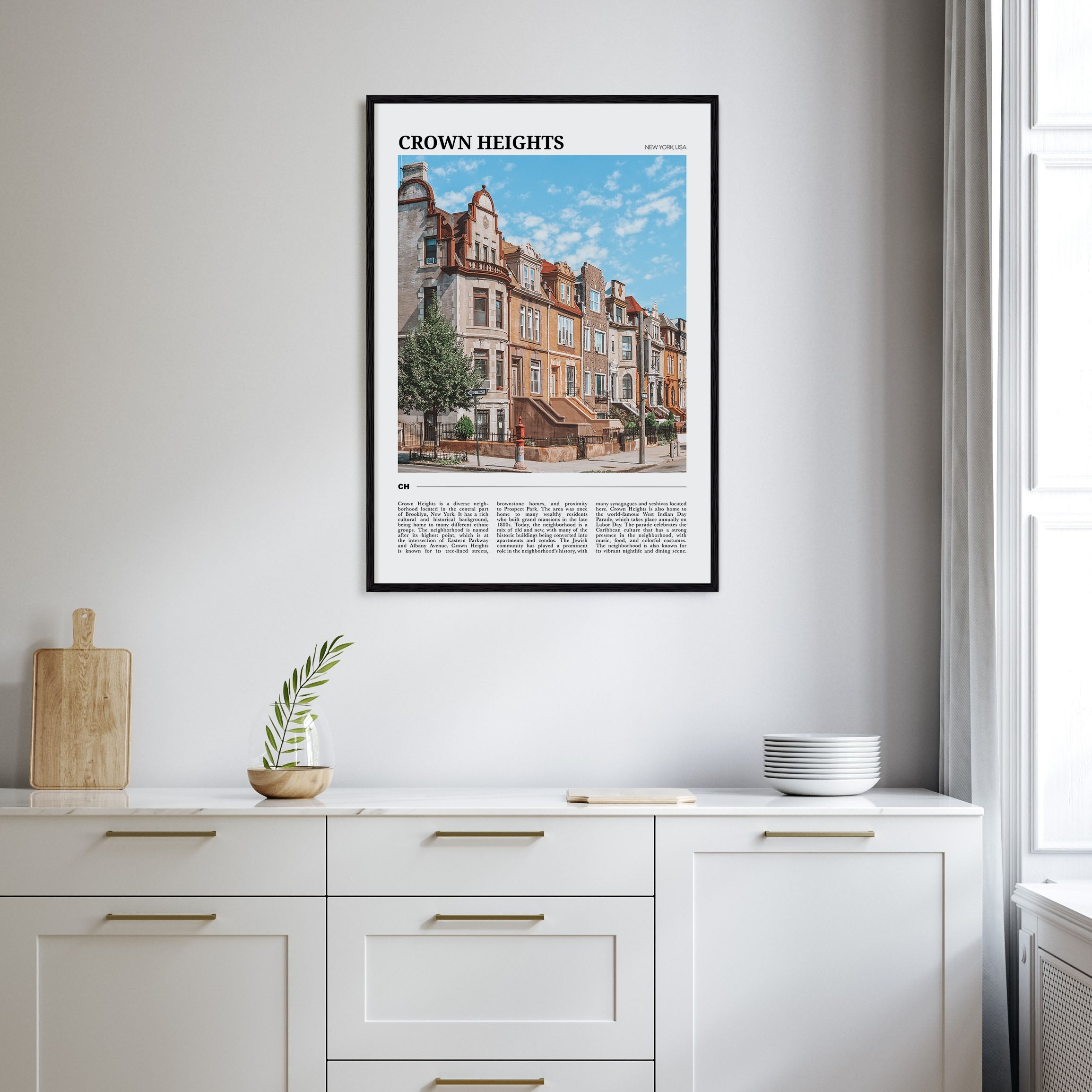 Crown Heights Travel Color Poster