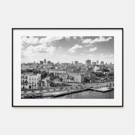 Cuba Landscape B&W Poster