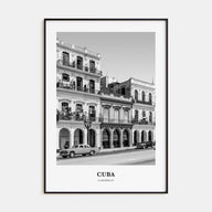 Cuba Portrait B&W No 3 Poster