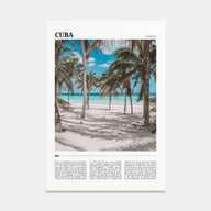 Cuba Travel Color No 2 Poster