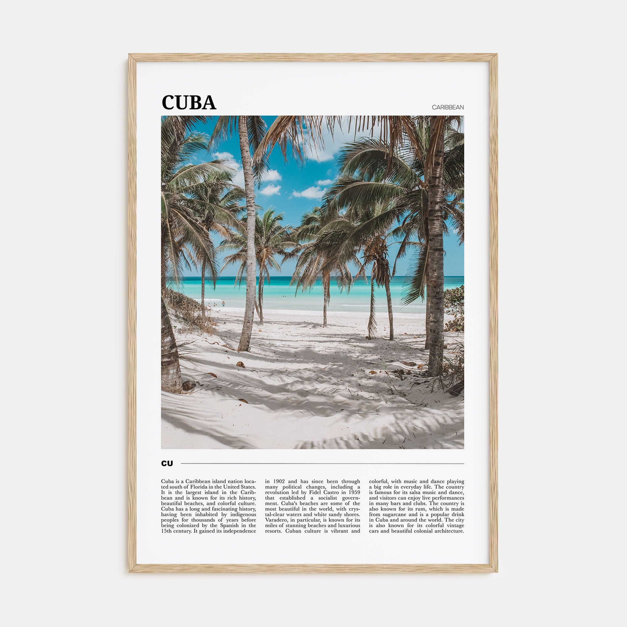 Cuba Travel Color No 2 Poster