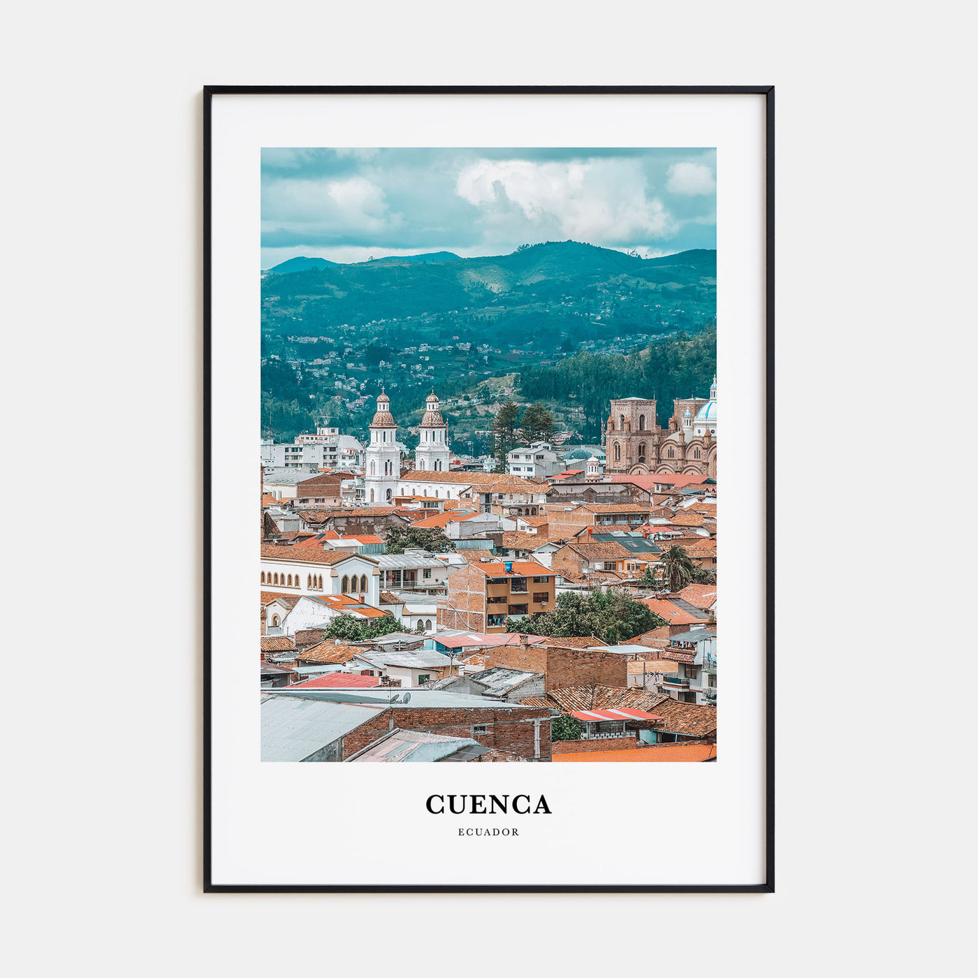Cuenca, Ecuador Portrait Color Poster