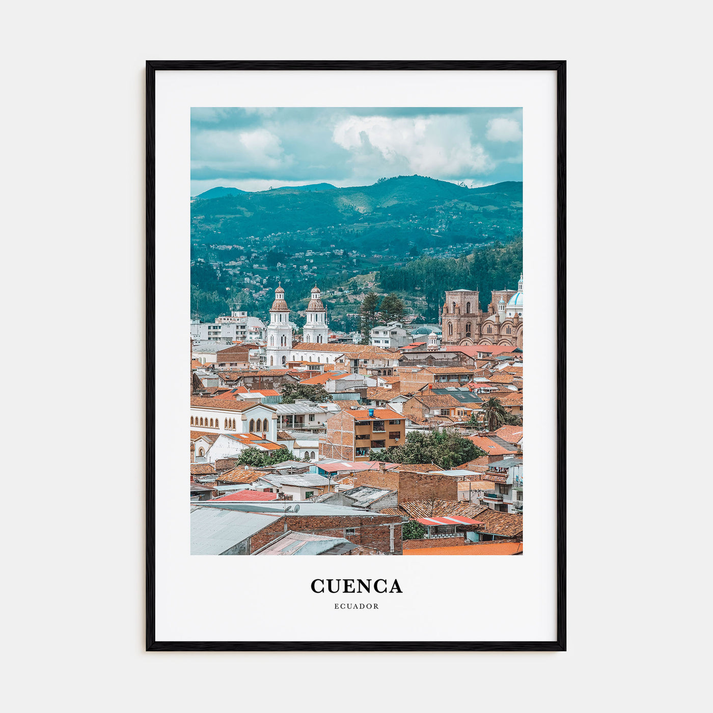 Cuenca, Ecuador Portrait Color Poster