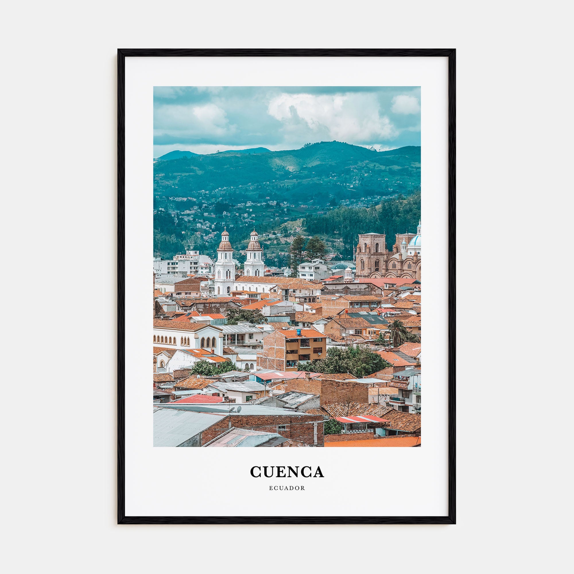 Cuenca, Ecuador Portrait Color Poster