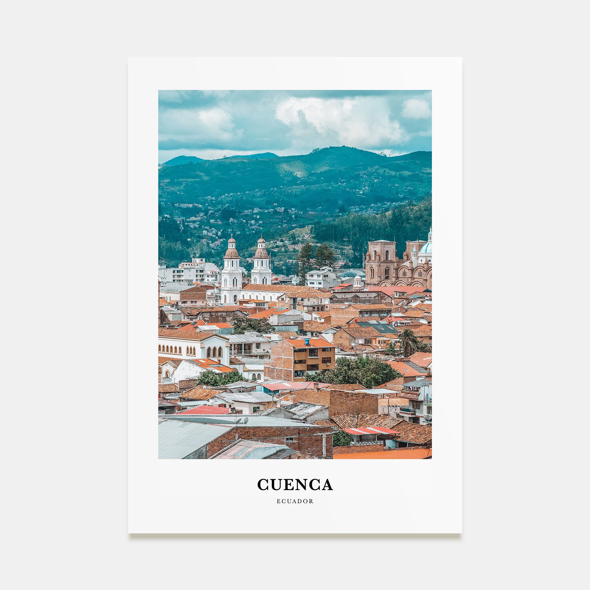 Cuenca, Ecuador Portrait Color Poster