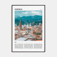 Cuenca, Ecuador Travel Color Poster