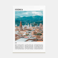 Cuenca, Ecuador Travel Color Poster