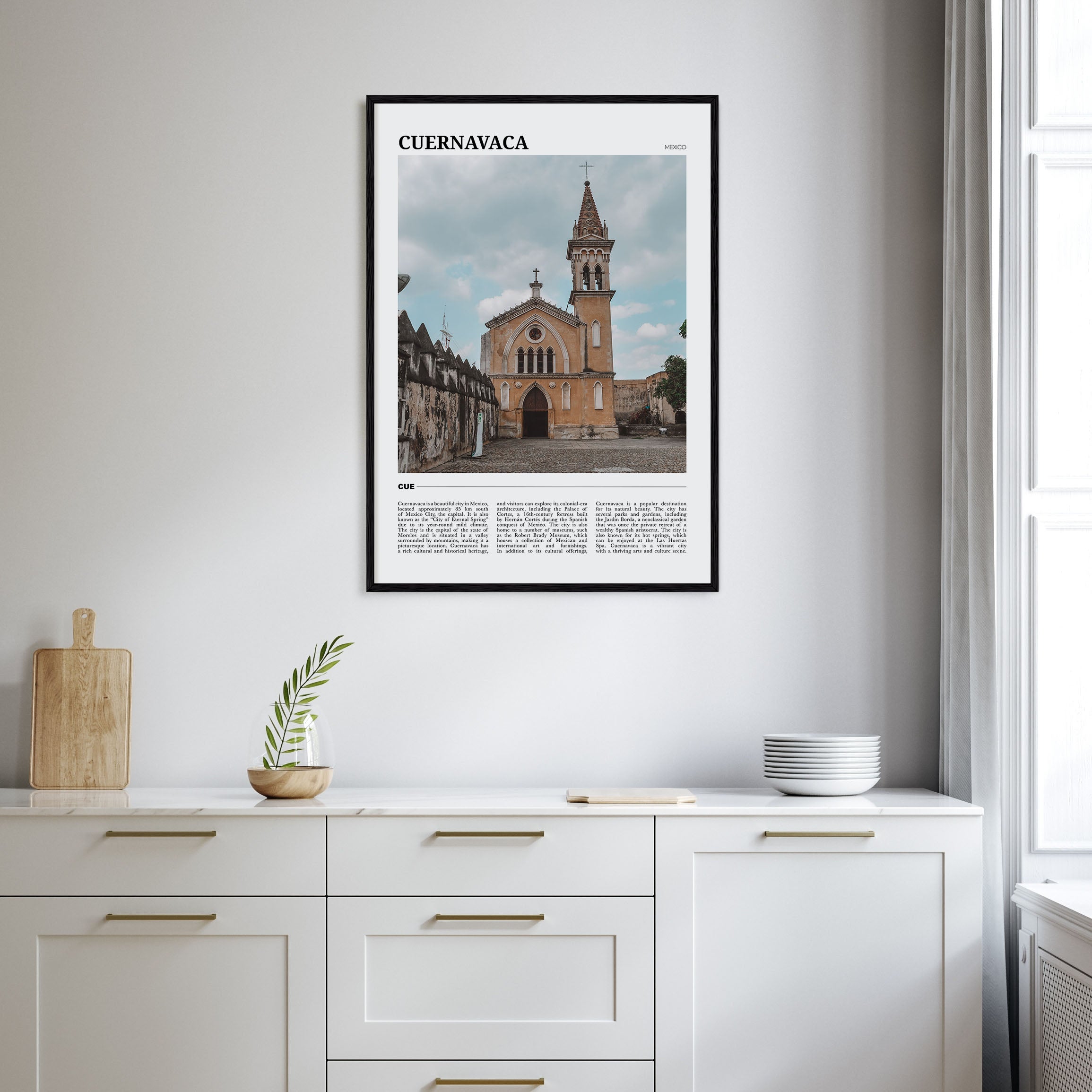 Cuernavaca Travel Color Poster