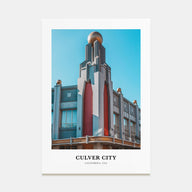 Culver City Portrait Color Poster