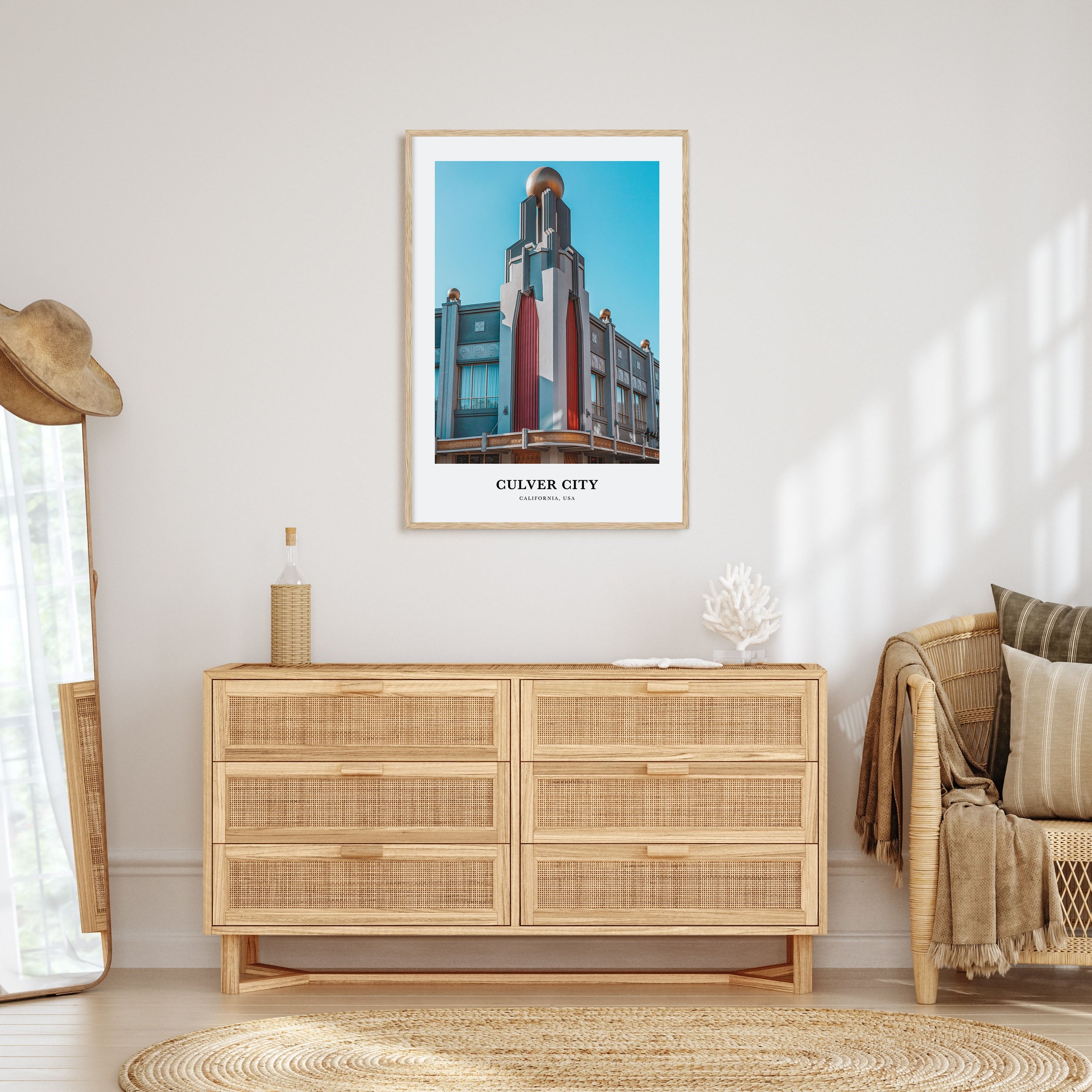 Culver City Portrait Color Poster