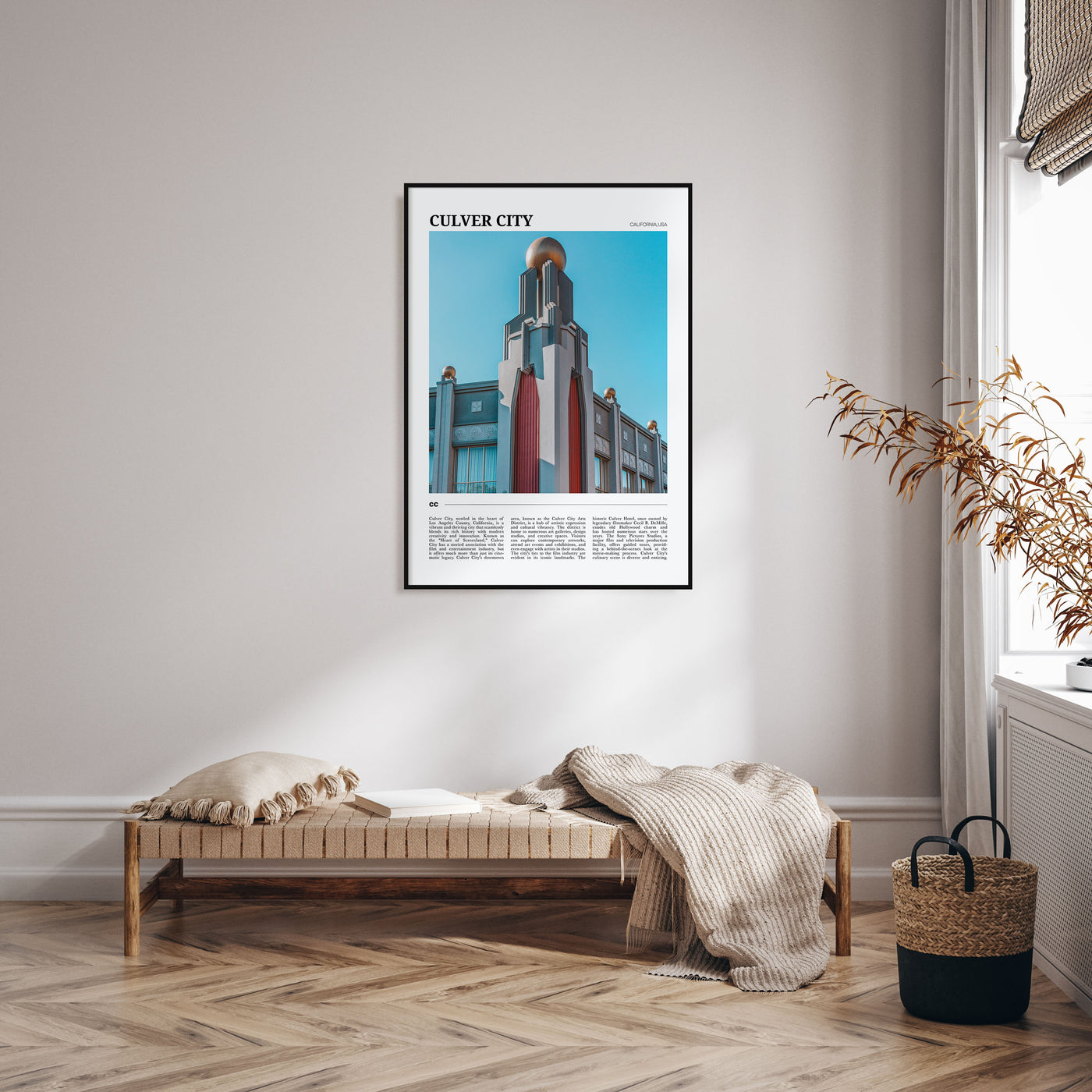 Culver City Travel Color Poster