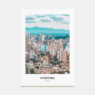 Curitiba Portrait Color Poster