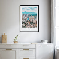 Curitiba Portrait Color Poster