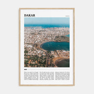 Dakar Travel Color Poster