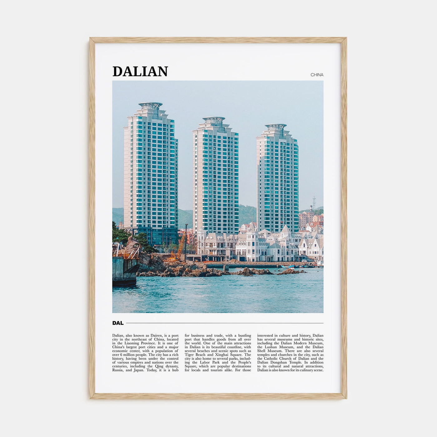 Dalian Travel Color Poster