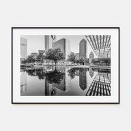 Dallas Landscape B&W Poster