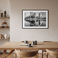 Dallas Landscape B&W Poster