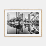 Dallas Landscape B&W Poster