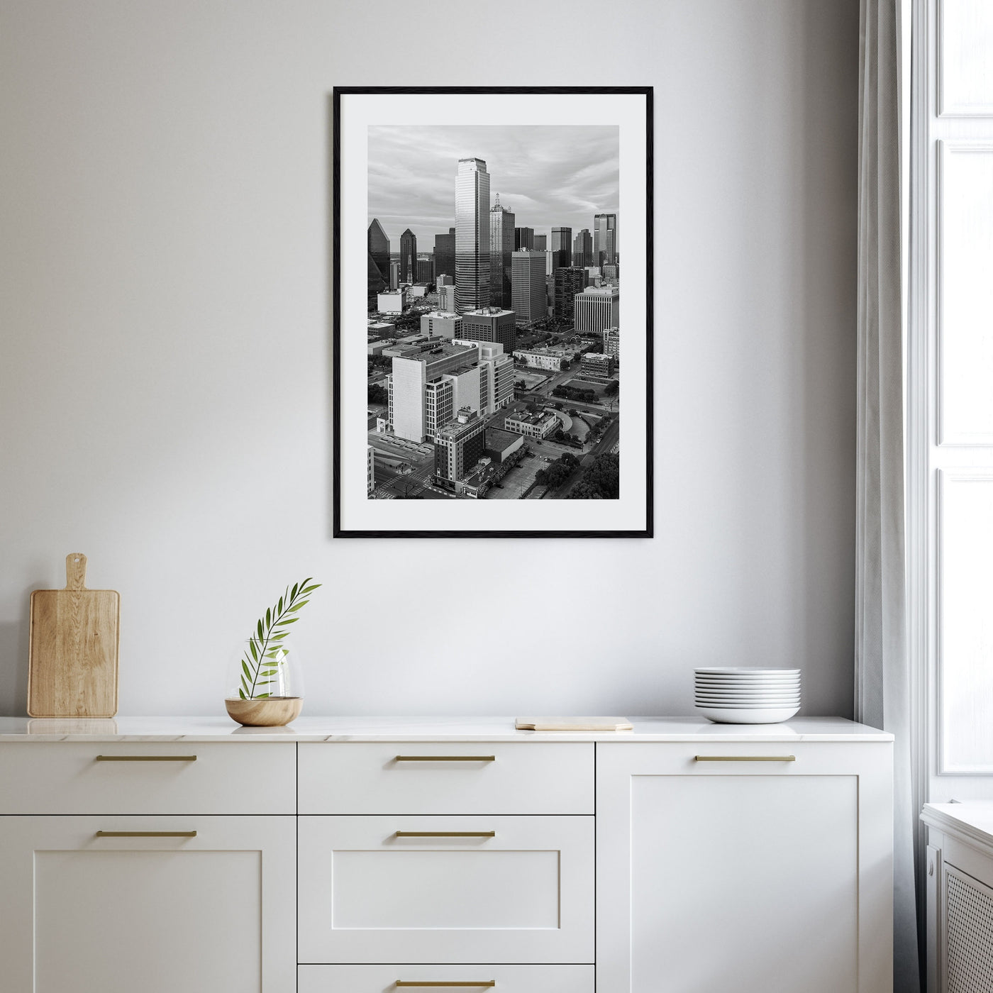 Dallas Photo B&W No 1 Poster
