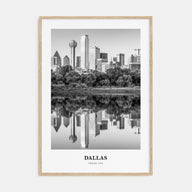 Dallas Portrait B&W No 2 Poster