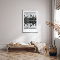 Dallas Portrait B&W No 2 Poster