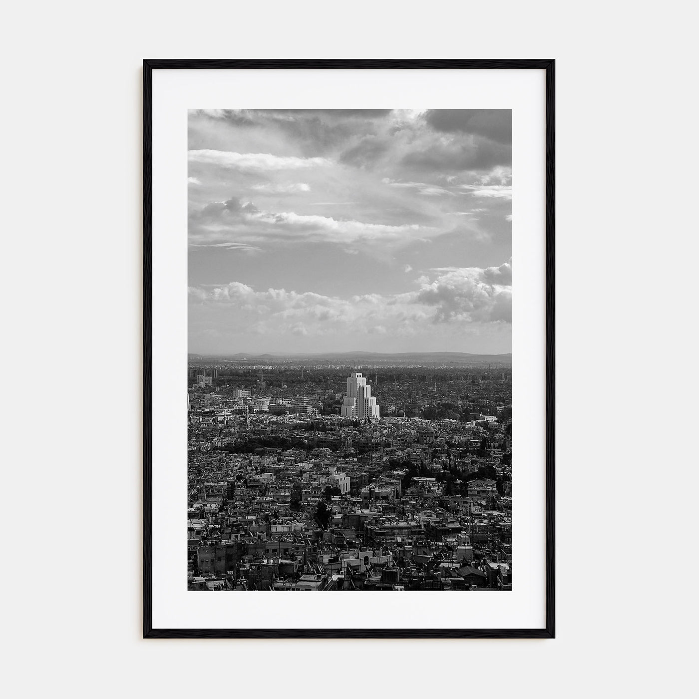 Damascus Photo B&W Poster