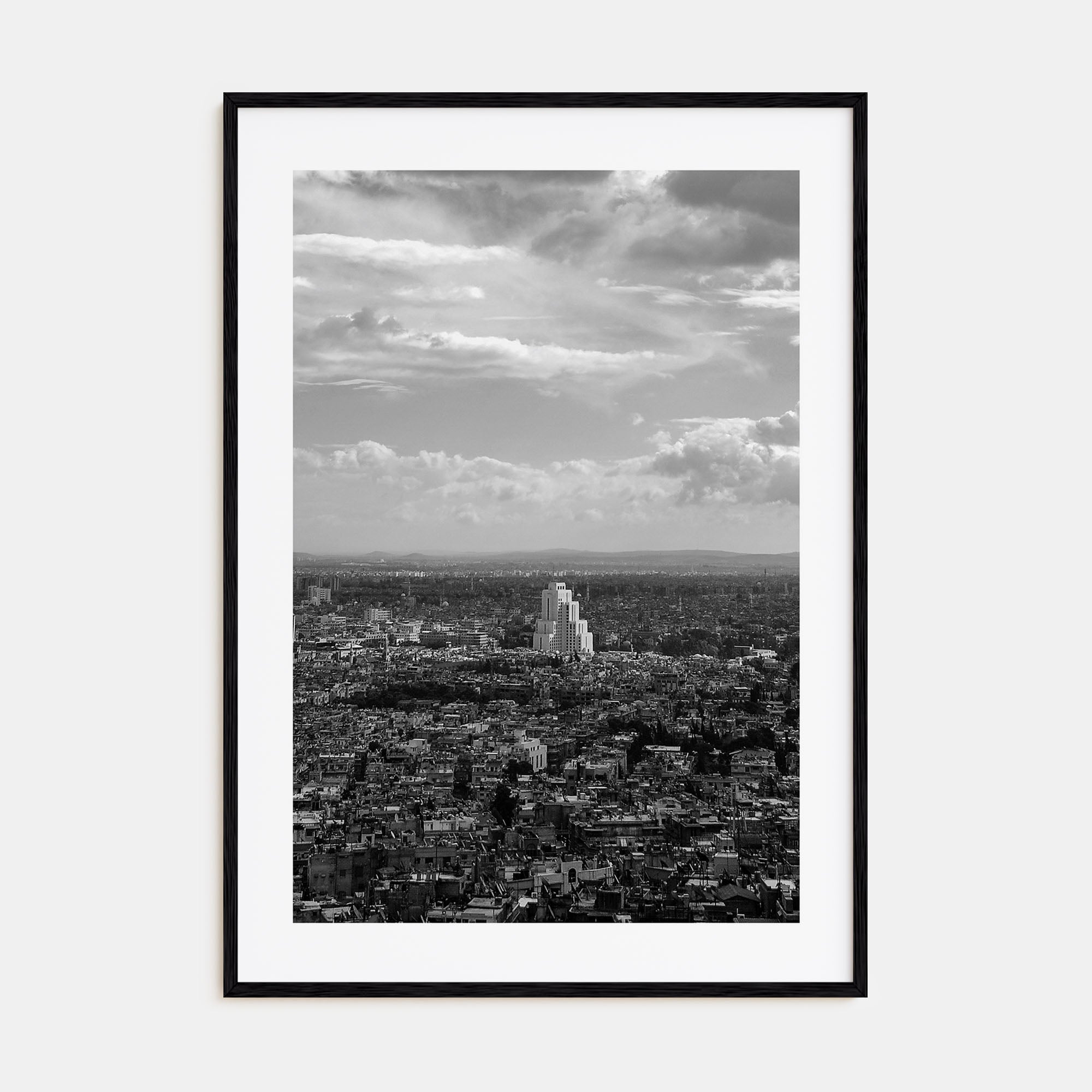 Damascus Photo B&W Poster