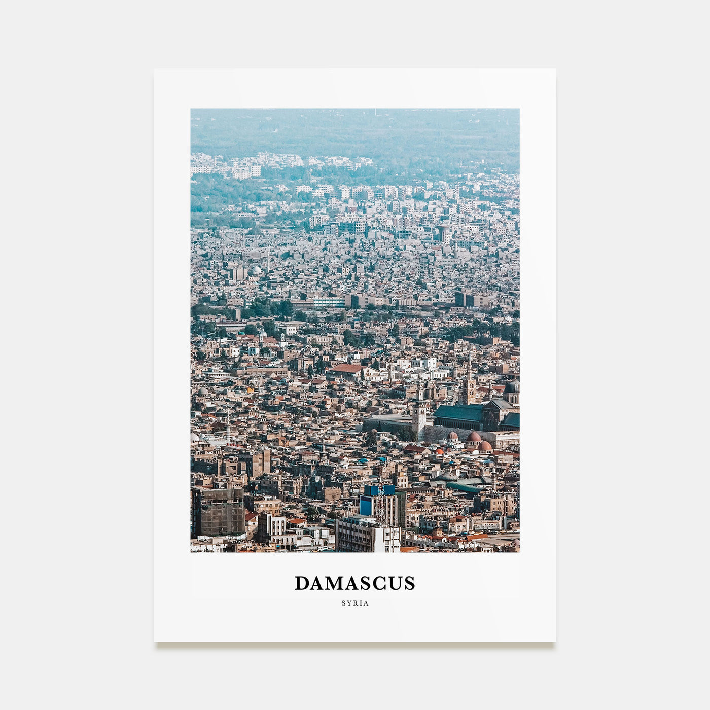 Damascus Portrait Color Poster