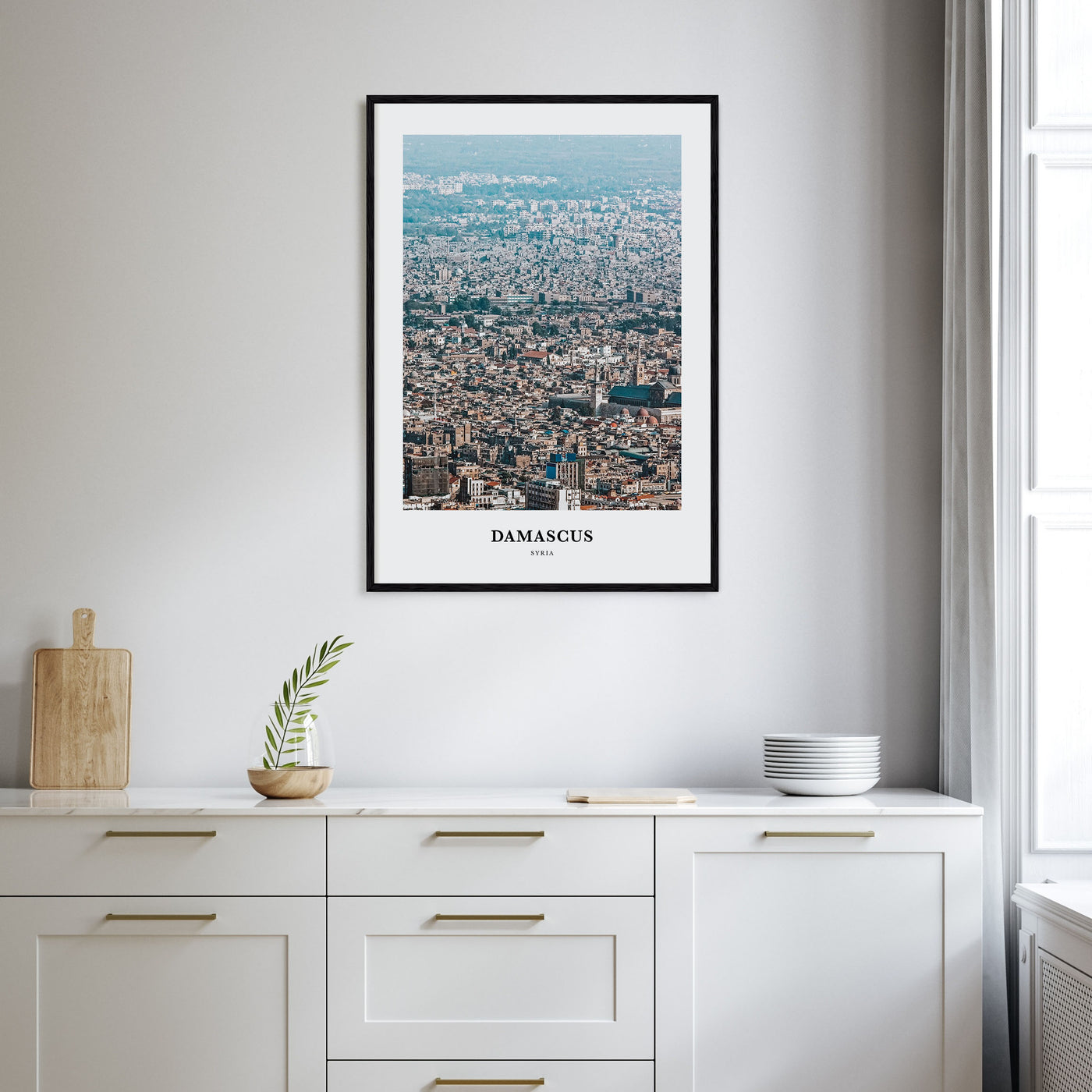 Damascus Portrait Color Poster