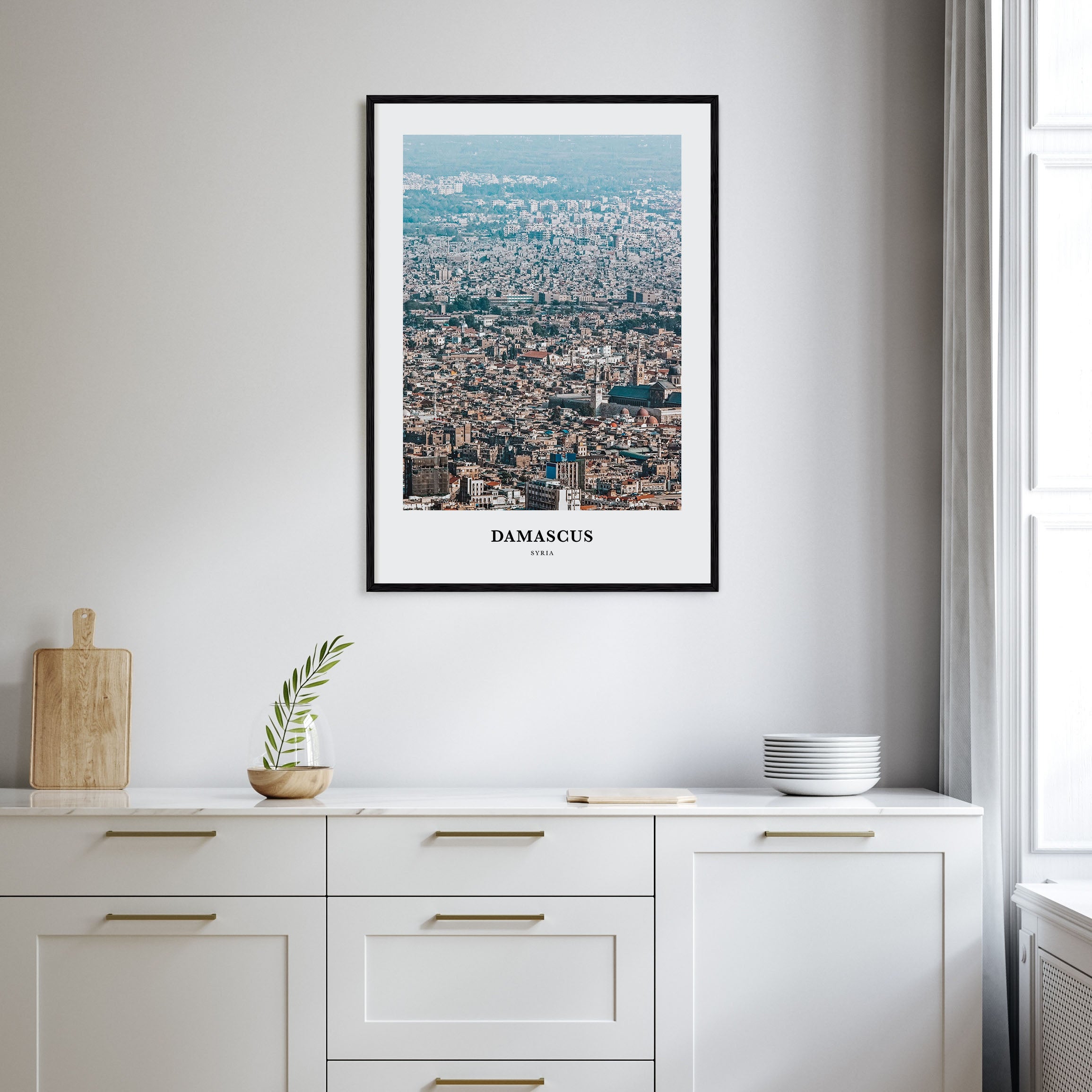 Damascus Portrait Color Poster