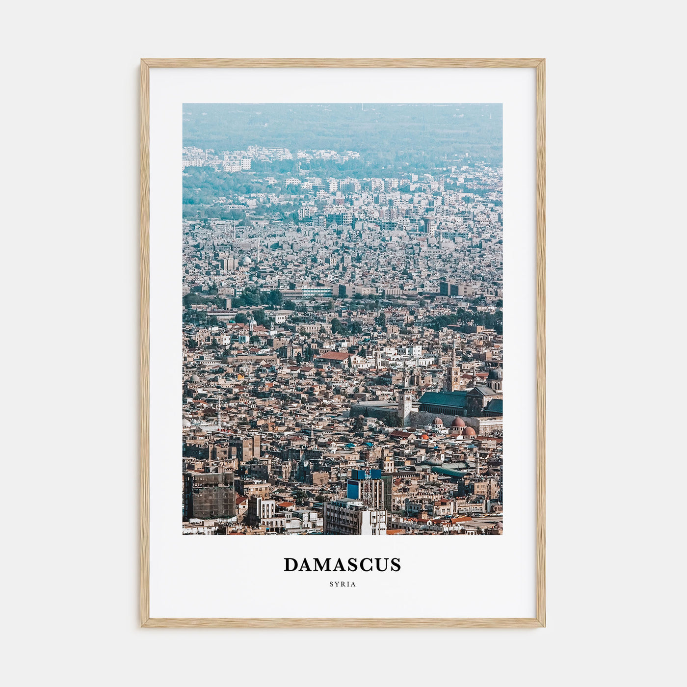 Damascus Portrait Color Poster