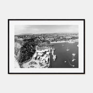 Dana Point Landscape B&W Poster