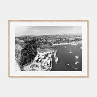 Dana Point Landscape B&W Poster