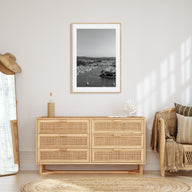 Dana Point Photo B&W Poster