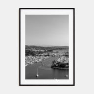 Dana Point Photo B&W Poster