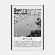 Dana Point Travel B&W Poster