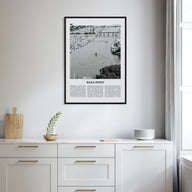 Dana Point Travel B&W Poster