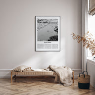 Dana Point Travel B&W Poster