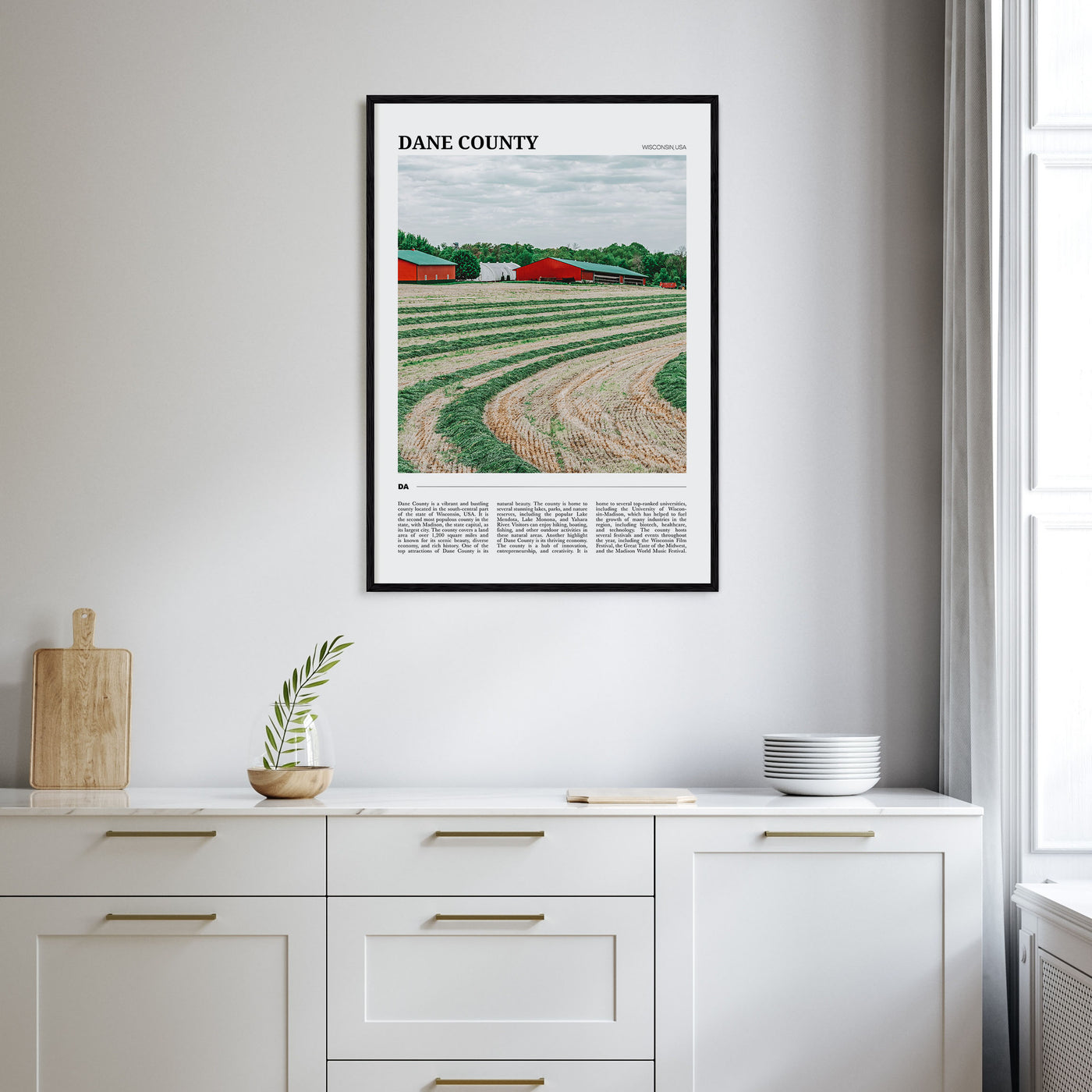 Dane County Travel Color Poster