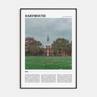 Dartmouth, New Hampshire Travel Color Poster