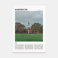 Dartmouth, New Hampshire Travel Color Poster