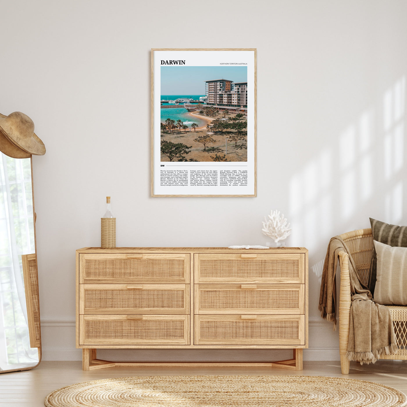 Darwin Travel Color Poster