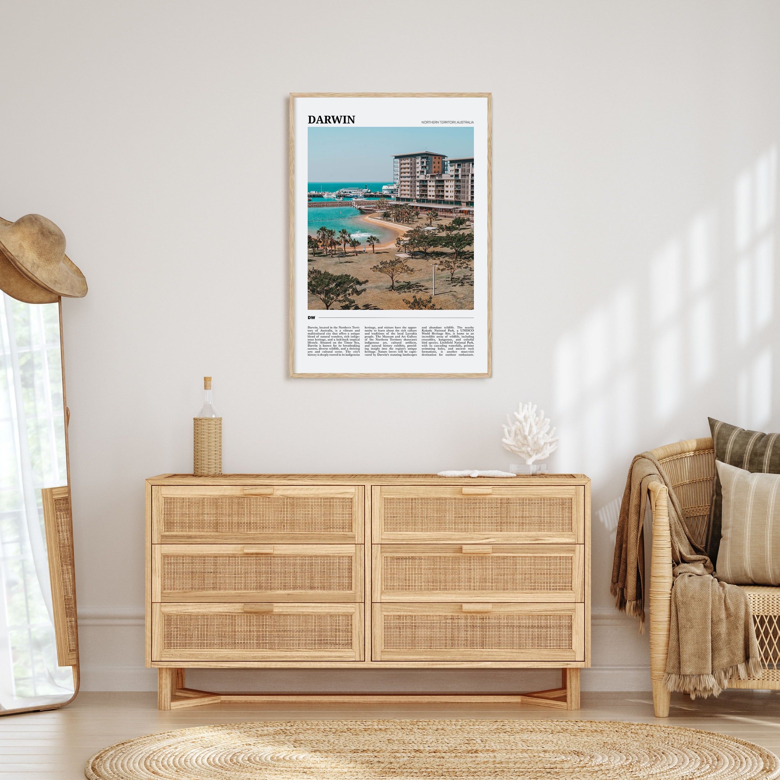 Darwin Travel Color Poster