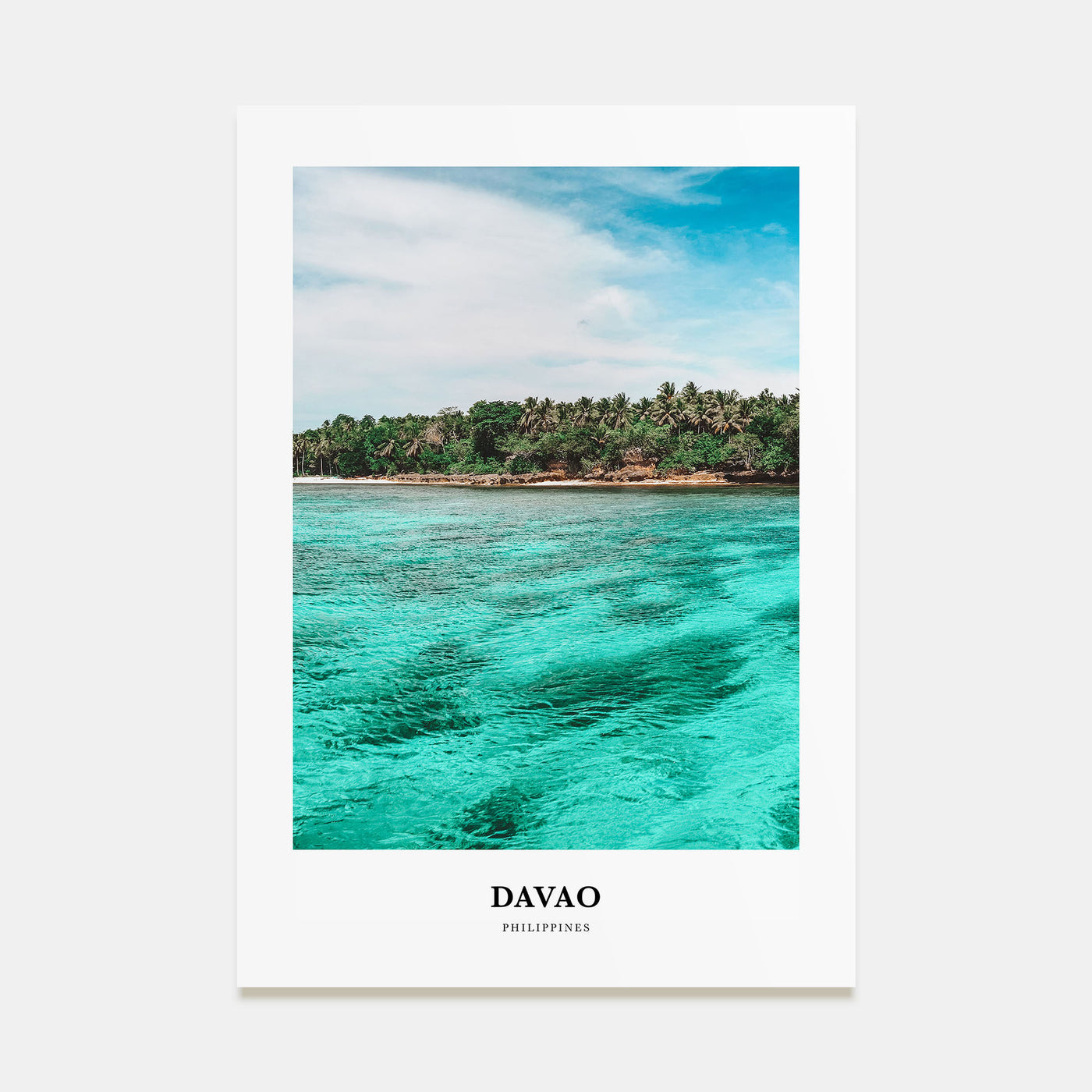 Davao Portrait Color Poster