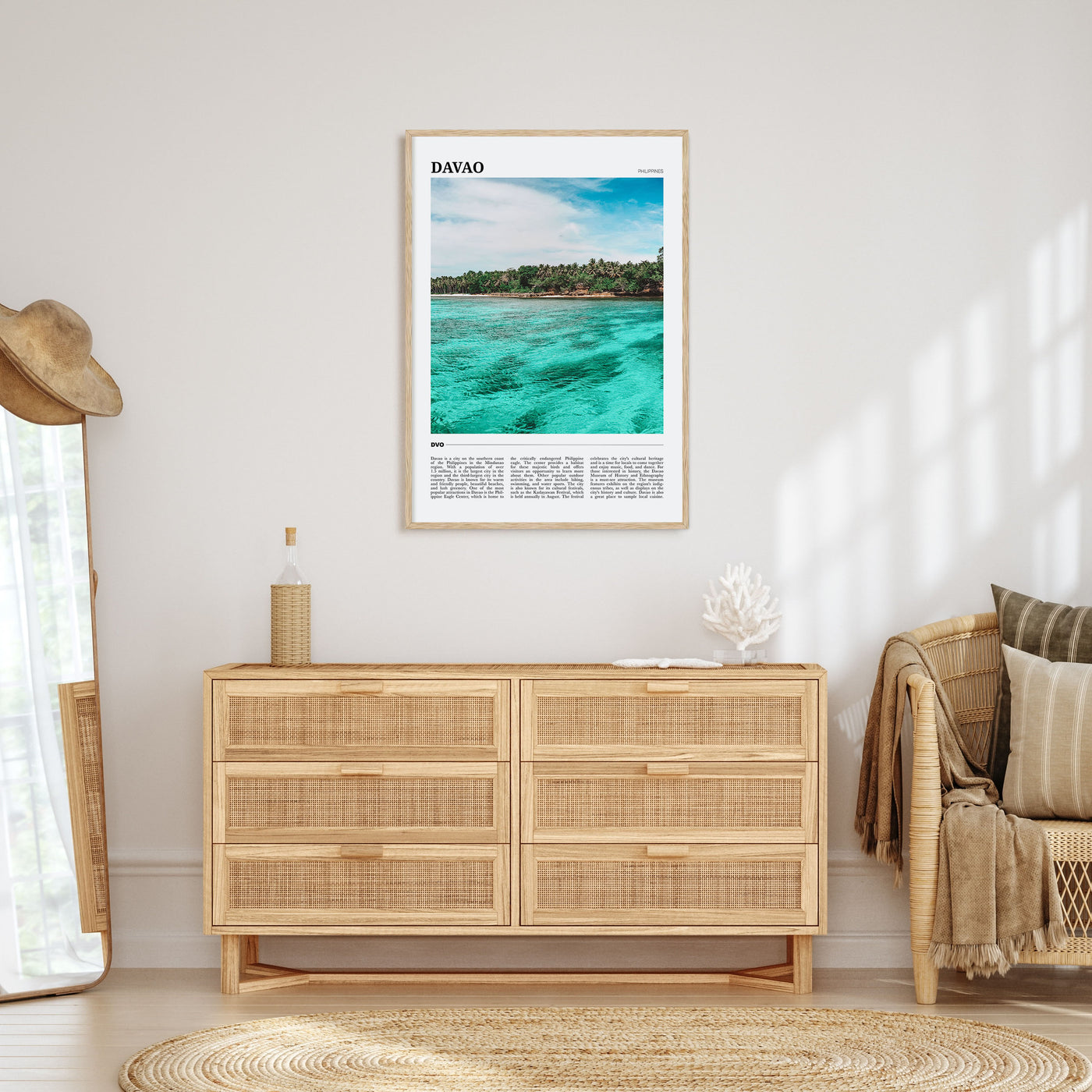 Davao Travel Color Poster