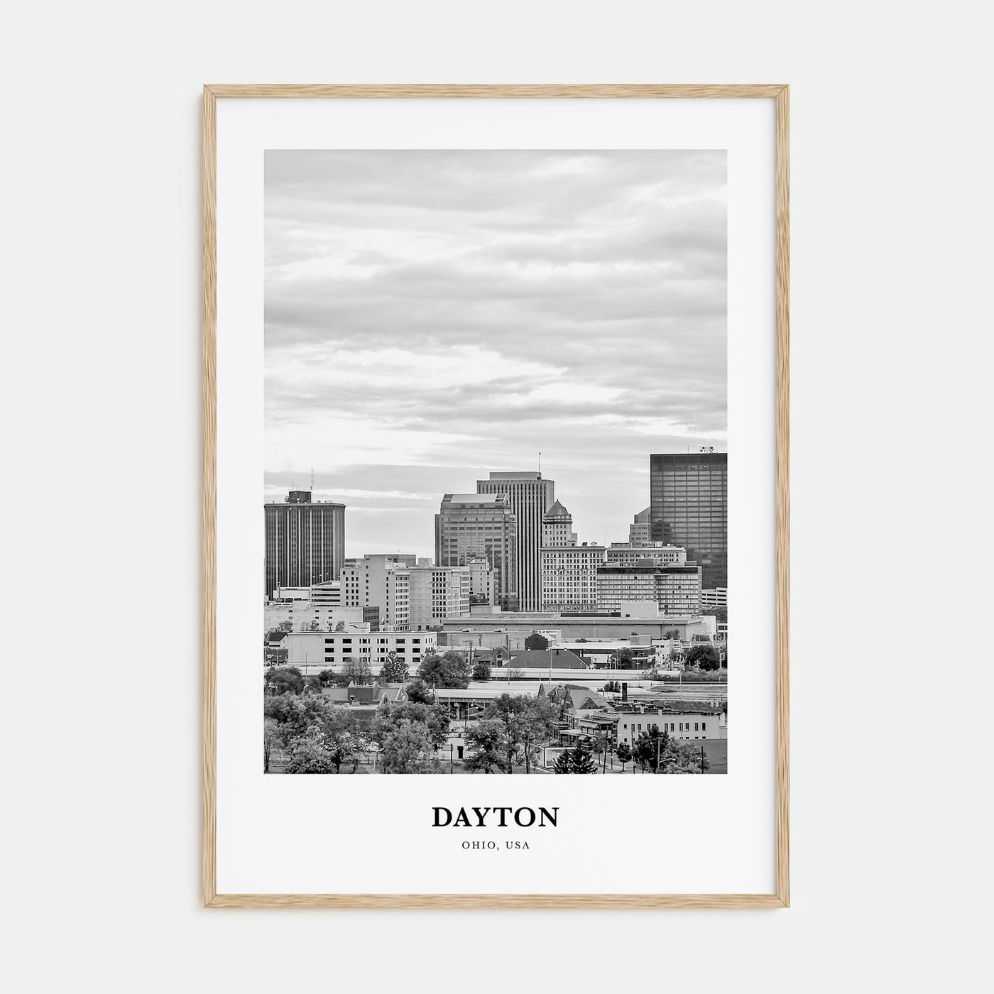 Dayton Portrait B&W Poster
