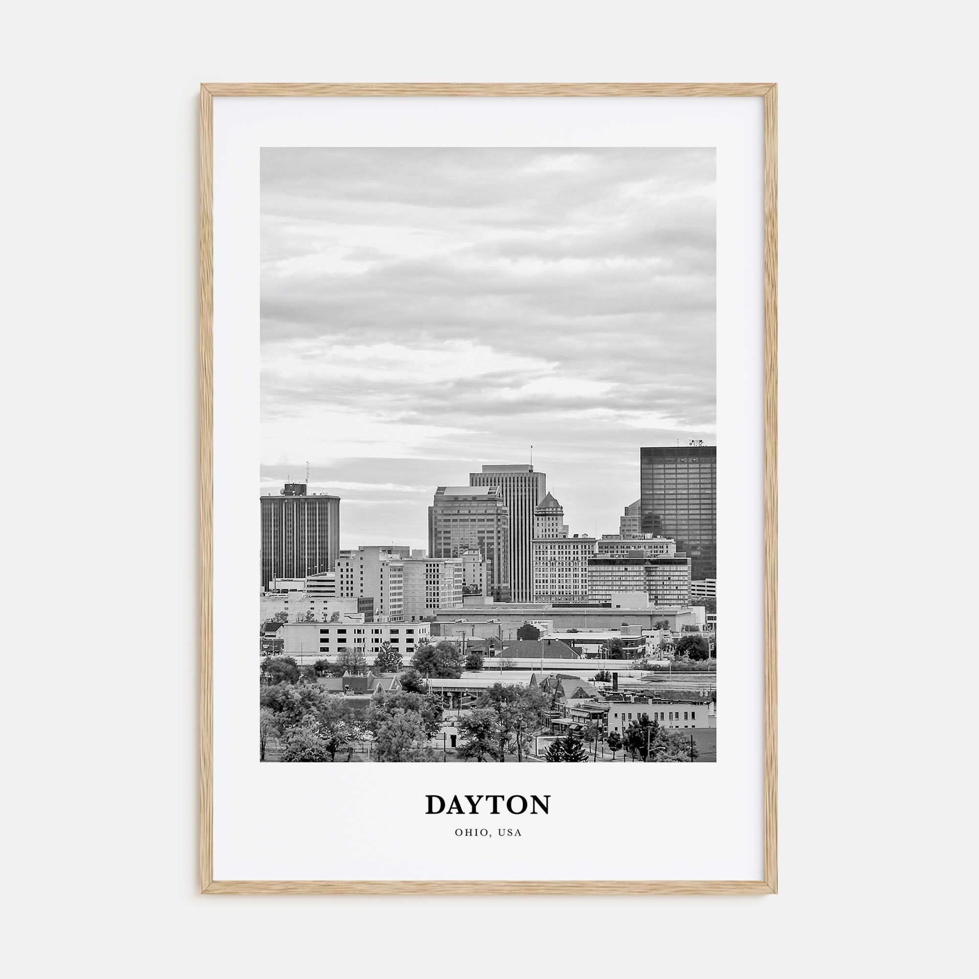 Dayton Portrait B&W Poster