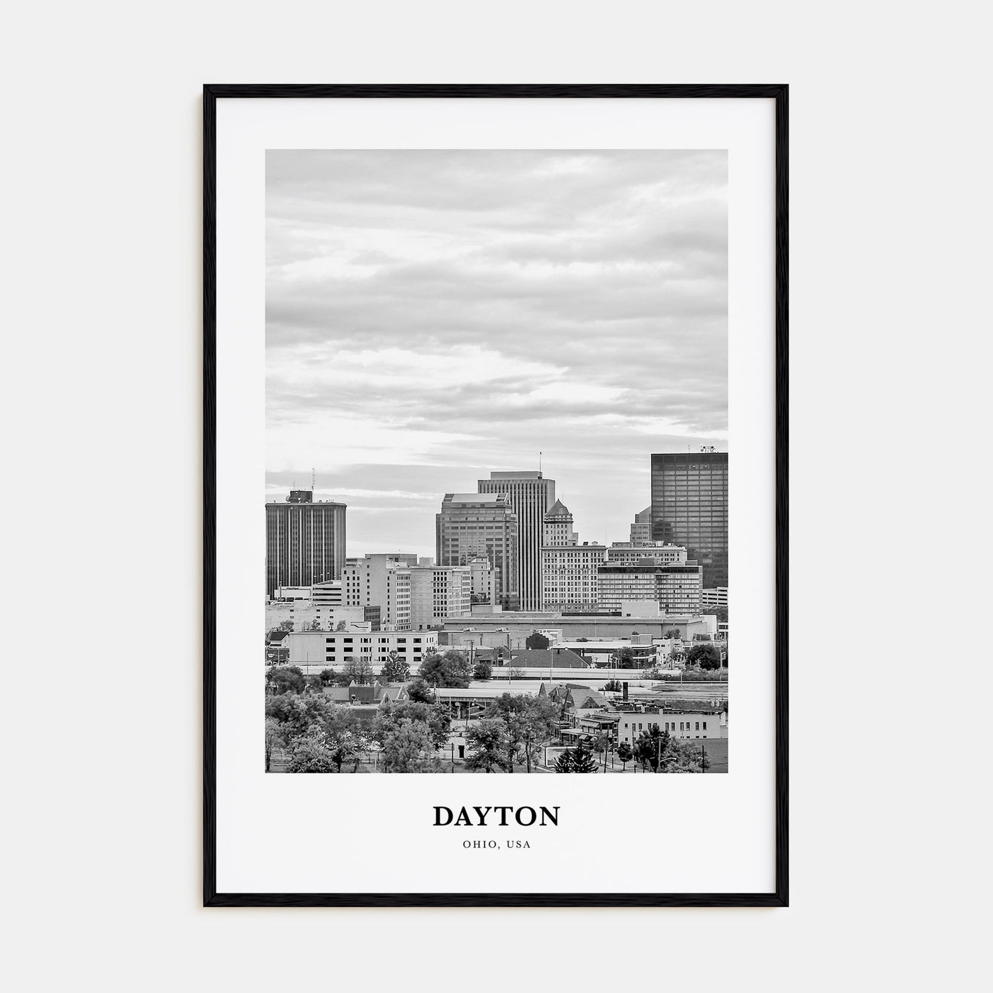 Dayton Portrait B&W Poster