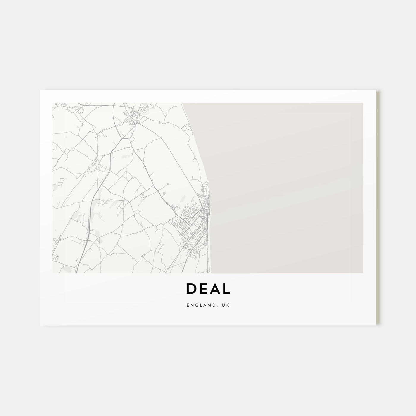 Deal Map Landscape Poster